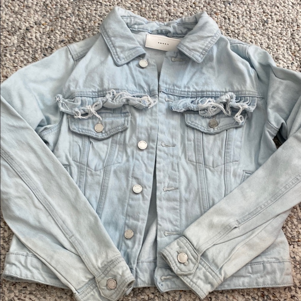 Blank NYC Light Wash Denim Jacket